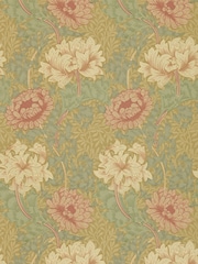Morris & Co. Green Chrysanthemum Wallpaper - Image 1 of 1