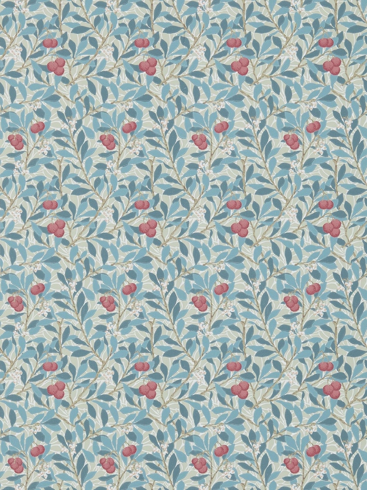 Morris & Co. Blue Arbutus Wallpaper - Image 1 of 1 Morris & Co. Blue Arbutus Wallpaper - Image 1 of 1
