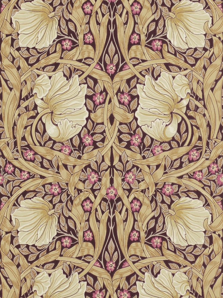 Morris & Co. Pink Pimpernel Wallpaper - Image 1 of 1