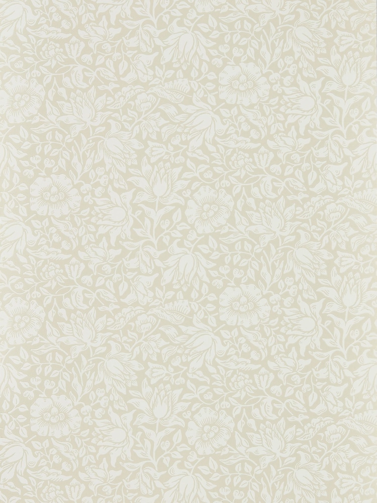 Morris & Co. Cream Mallow Wallpaper - Image 1 of 1 Morris & Co. Cream Mallow Wallpaper - Image 1 of 1