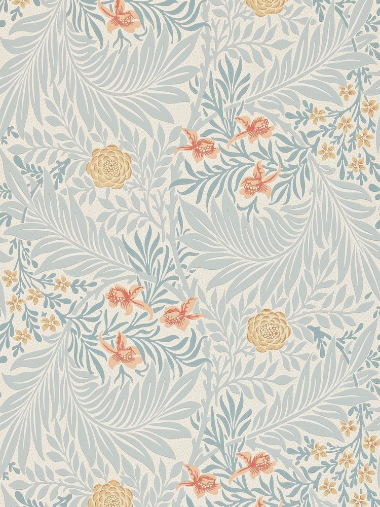 Morris & Co. Blue Larkspur Wallpaper - Image 1 of 1