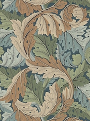 Morris & Co. Blue Acanthus Wallpaper - Image 1 of 1