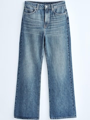 Own. Mid Blue High Waist Wide Leg Jeans - Image 3 of 7