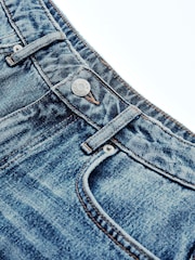 Own. Mid Blue High Waist Wide Leg Jeans - Image 5 of 7