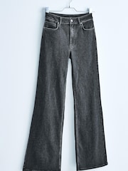Own. Washed Black High Waist Wide Leg Jeans - Image 1 of 6