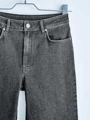 Own. Washed Black High Waist Wide Leg Jeans - Image 3 of 6