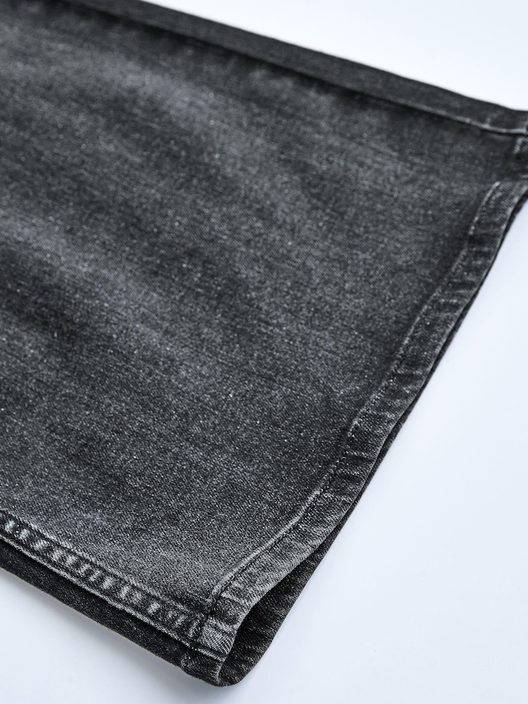 Own. Washed Black High Waist Wide Leg Jeans - Image 6 of 6