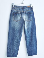 Mid Blue Twisted Seam Mom Jeans - Image 7 of 12
