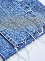 Mid Blue Twisted Seam Mom Jeans - Image 9 of 12