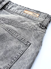 Grey Twisted Seam Mom Jeans - Image 11 of 14