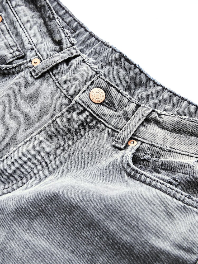 Gris - Jean mom à coutures torsadées Own. - Image 12 of 14