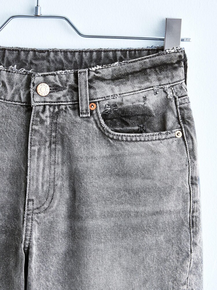 Gris - Jean mom à coutures torsadées Own. - Image 13 of 14