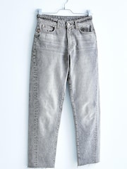 Grey Twisted Seam Mom Jeans - Image 8 of 14