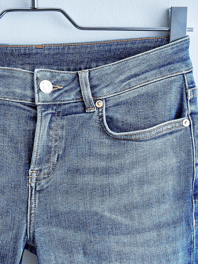 Mid Blue Low Rise Skinny Jeans - Image 10 of 10
