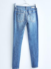 Mid Blue Low Rise Skinny Jeans - Image 4 of 10