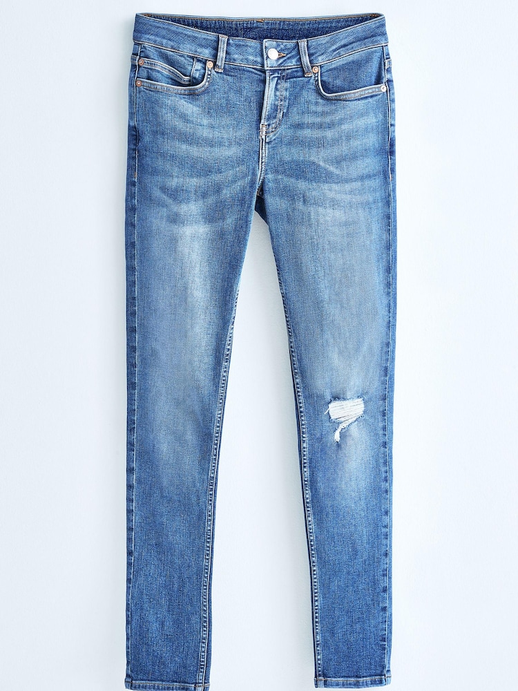 Bleu moyen - Jean skinny Own taille basse - Image 5 of 10