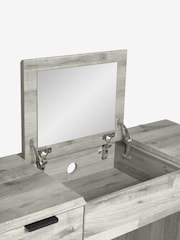 Grey Bronx Oak Effect Storage Dressing Table - Image 3 of 9