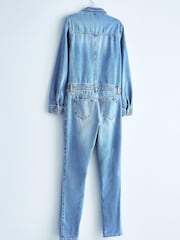 Mid Blue Denim Boilersuit - Image 8 of 13