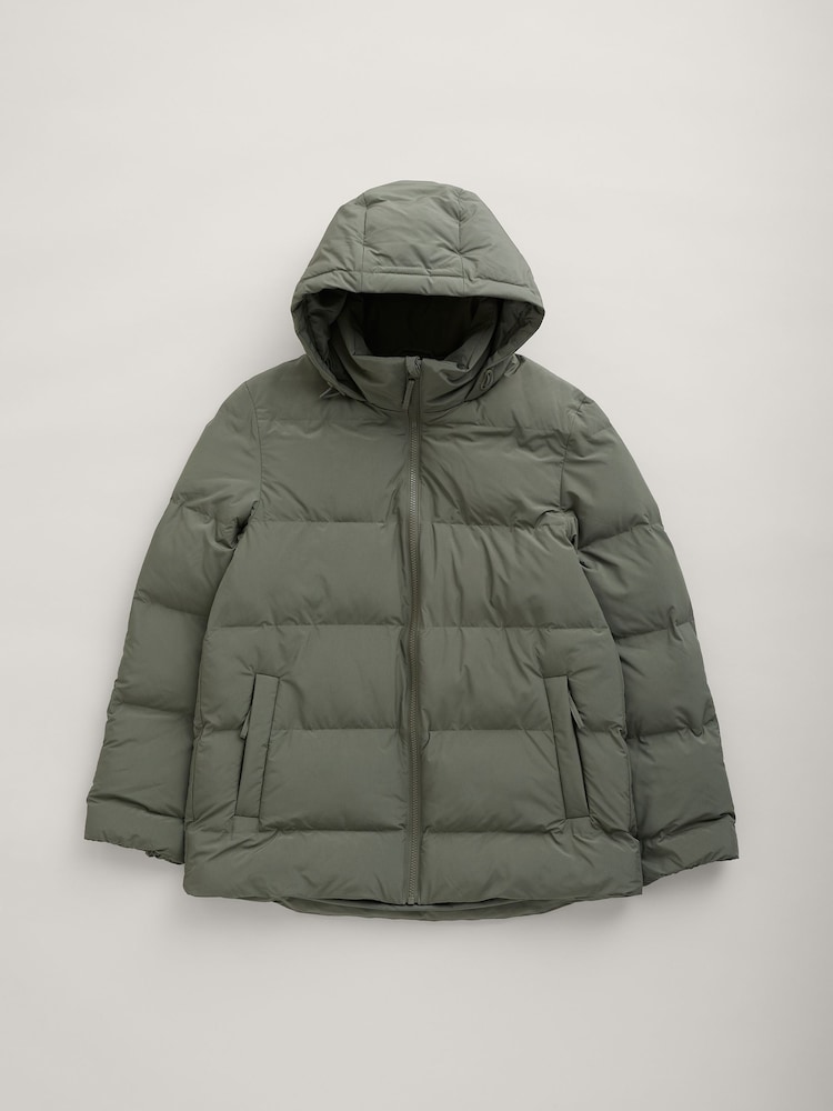 Seasalt Cornwall Green Waymaker Waterproof Puffer Jacket - Image 4 of 4