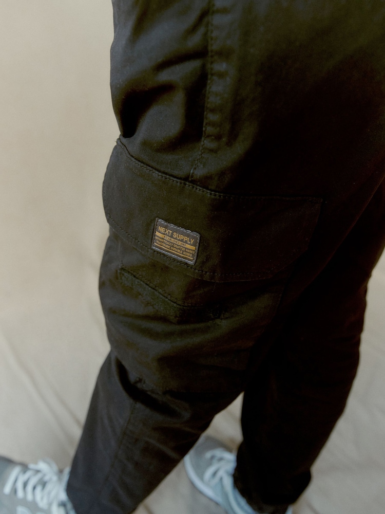 NEXT Ragazzo Pantaloni Cargo Khaki Graffiti 7 Anni