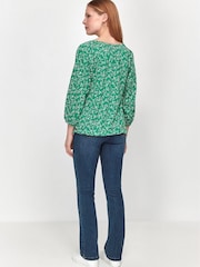 M&Co Green Floral Top - Image 2 of 4
