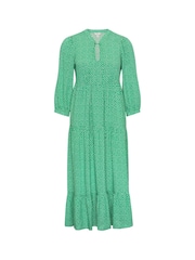 M&Co Green Spot Tiered Dress - Image 5 of 5