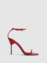 Reiss Orange Carey Strappy Pin Heel Sandals - Image 1 of 8