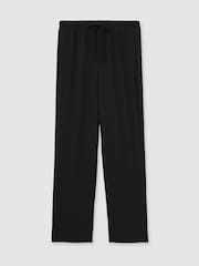 Reiss Black Hailey Tapered Pull On Trousers - Image 2 of 5