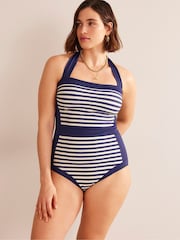 Boden Blue Santorini Halterneck Swimsuit - Image 1 of 5