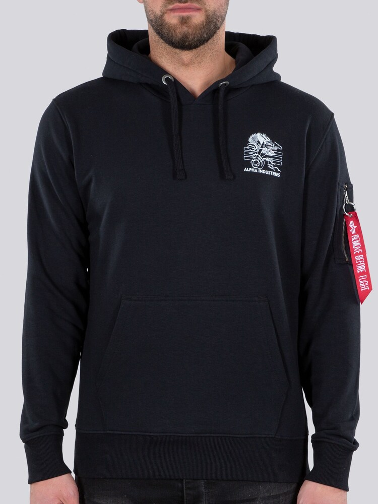 Alpha Industries 100% Cotton Heritage Dragon Hoodie - Image 1 of 6