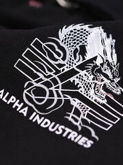 Alpha Industries 100% Cotton Heritage Dragon Hoodie - Image 6 of 6