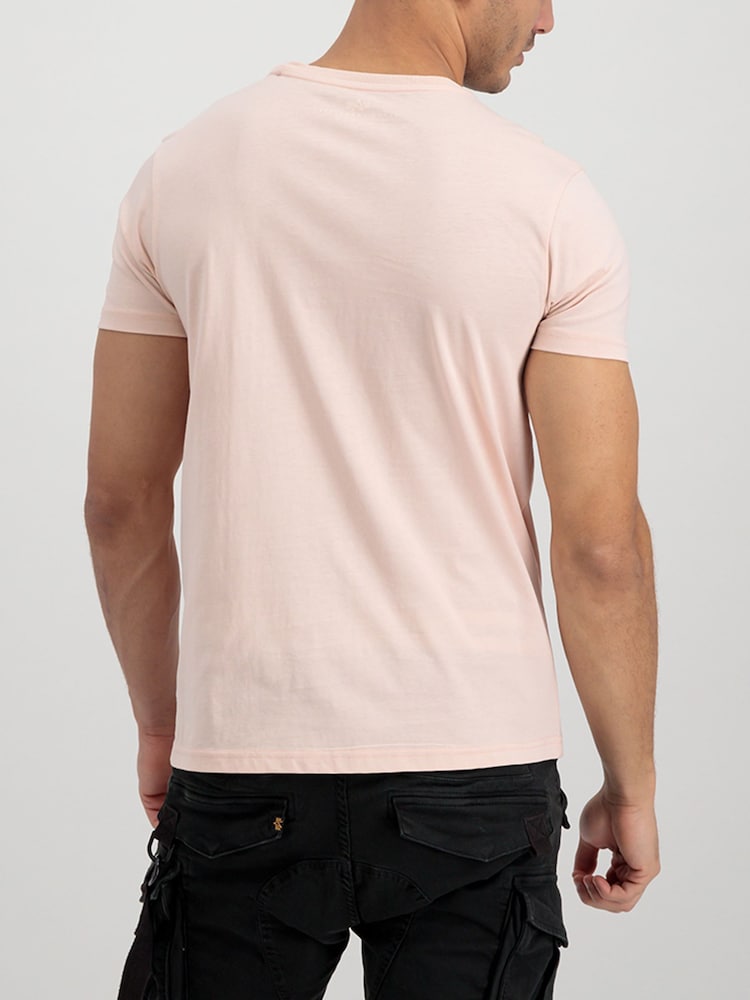 Alpha Industries Small 100% Cotton Basic Log T-Shirt - Image 2 of 7 Alpha Industries Small 100% Cotton Basic Log T-Shirt - Image 2 of 7