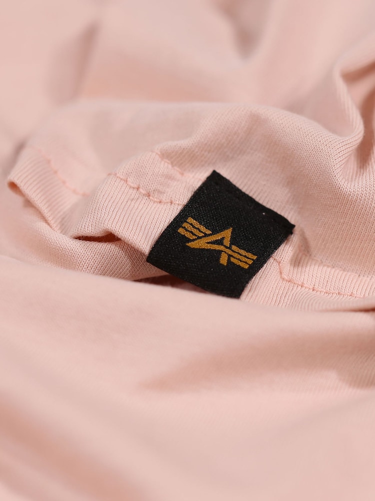 Alpha Industries Small 100% Cotton Basic Log T-Shirt - Image 7 of 7 Alpha Industries Small 100% Cotton Basic Log T-Shirt - Image 7 of 7