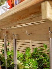 Rowlinson Brown Outdoor Multi Functional Wooden BBQ Servery - Image 3 of 4