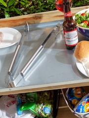 Rowlinson Brown Outdoor Multi Functional Wooden BBQ Servery - Image 4 of 4