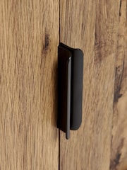 Dark Bronx Oak Effect Large Corner Ladder Shelf - Image 3 of 6