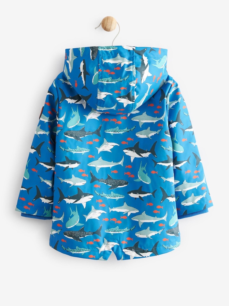 Requin bleu - Mac à pluie FatFace bébé requin - Image 3 of 8