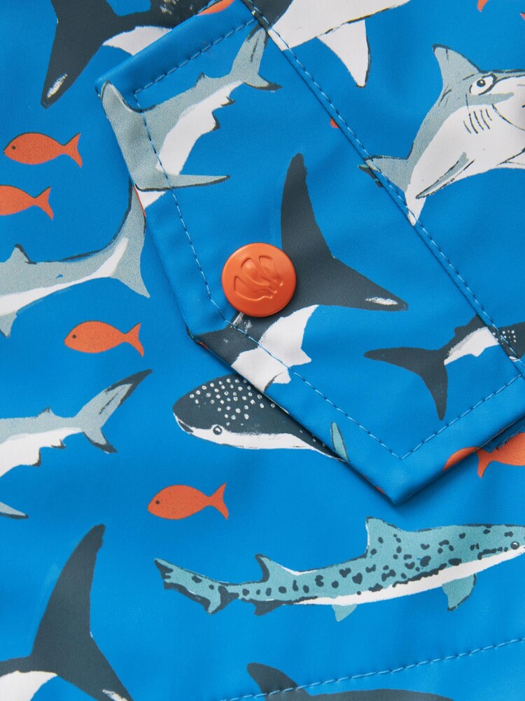 Requin bleu - Mac à pluie FatFace bébé requin - Image 7 of 8