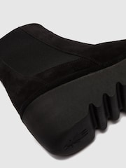 Fly London Bagu Black Wedge Boots - Image 4 of 4