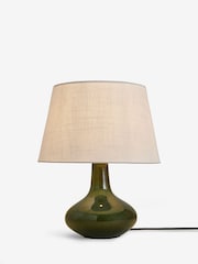 Jasper Conran London Green Curved Ceramic Table Lamp - Image 5 of 5