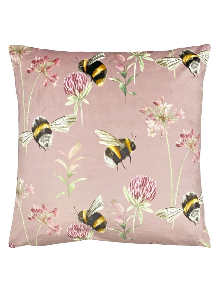 Cojín de terciopelo Country Bee Garden de Evans Lichfield - Imagen 2 de 5 Cojín de terciopelo Country Bee Garden de Evans Lichfield - Imagen 2 de 5