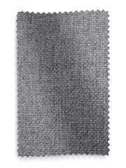 Set of 2 Chunky Weave Mid Grey Wolton Collection Luxe Dining Chairs - Image 7 of 8