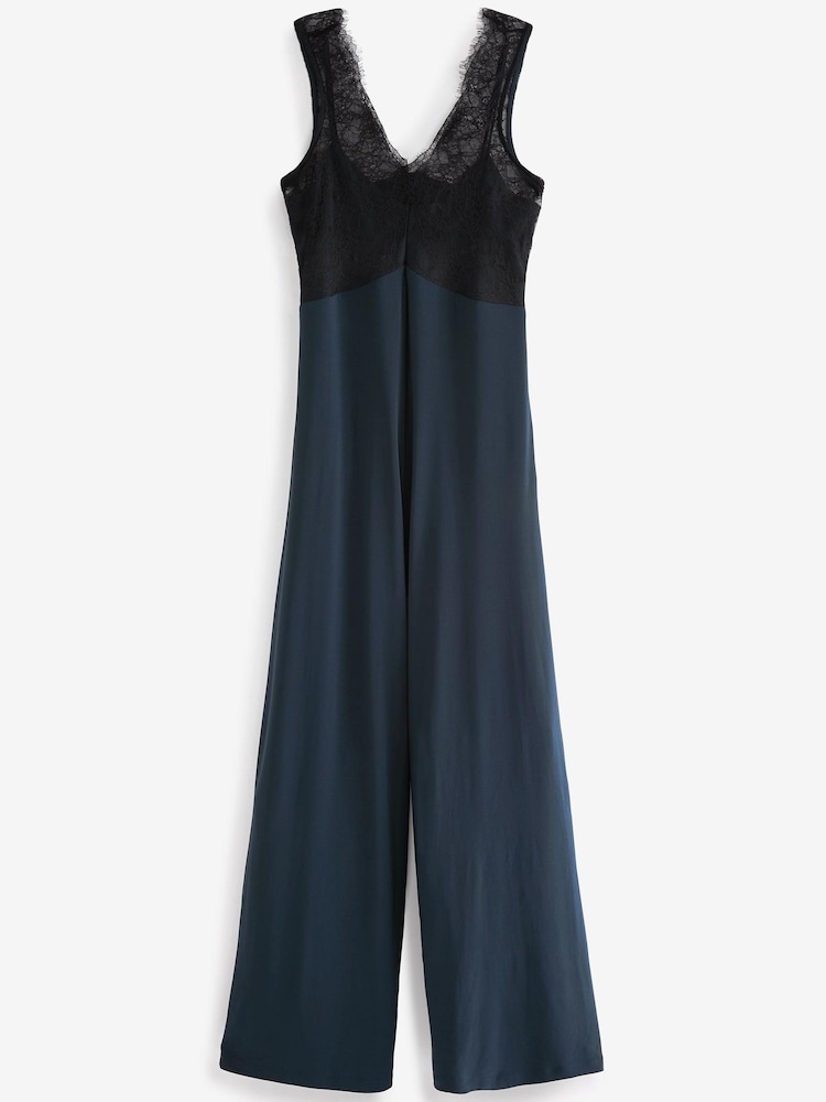 Lace Trimmed Jumpsuit - Image 5 of 5
