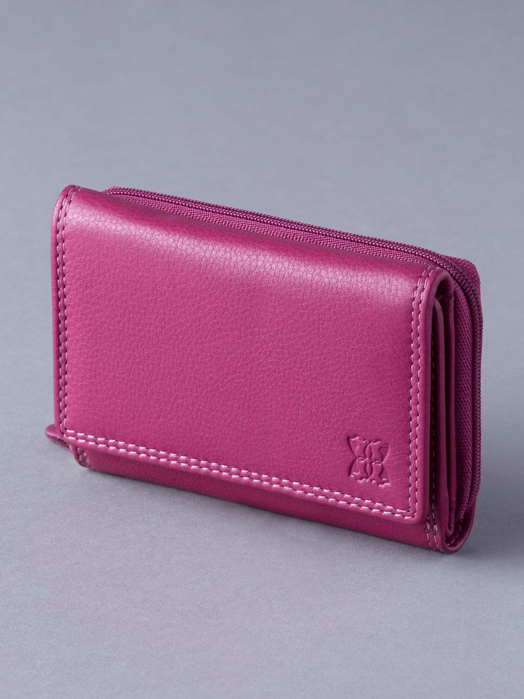 Lakeland Leather Cranberry Small Purse - Image 1 of 5
