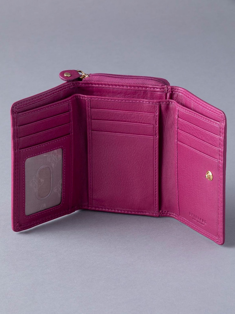 Lakeland Leather Cranberry Small Purse - Image 3 of 5