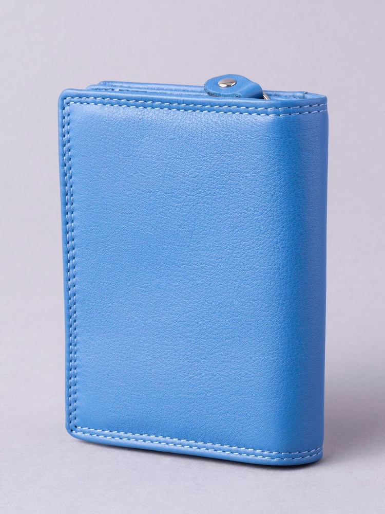 Lakeland Leather Blue Small Tab Purse - Image 2 of 5