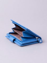 Lakeland Leather Blue Small Tab Purse - Image 4 of 5