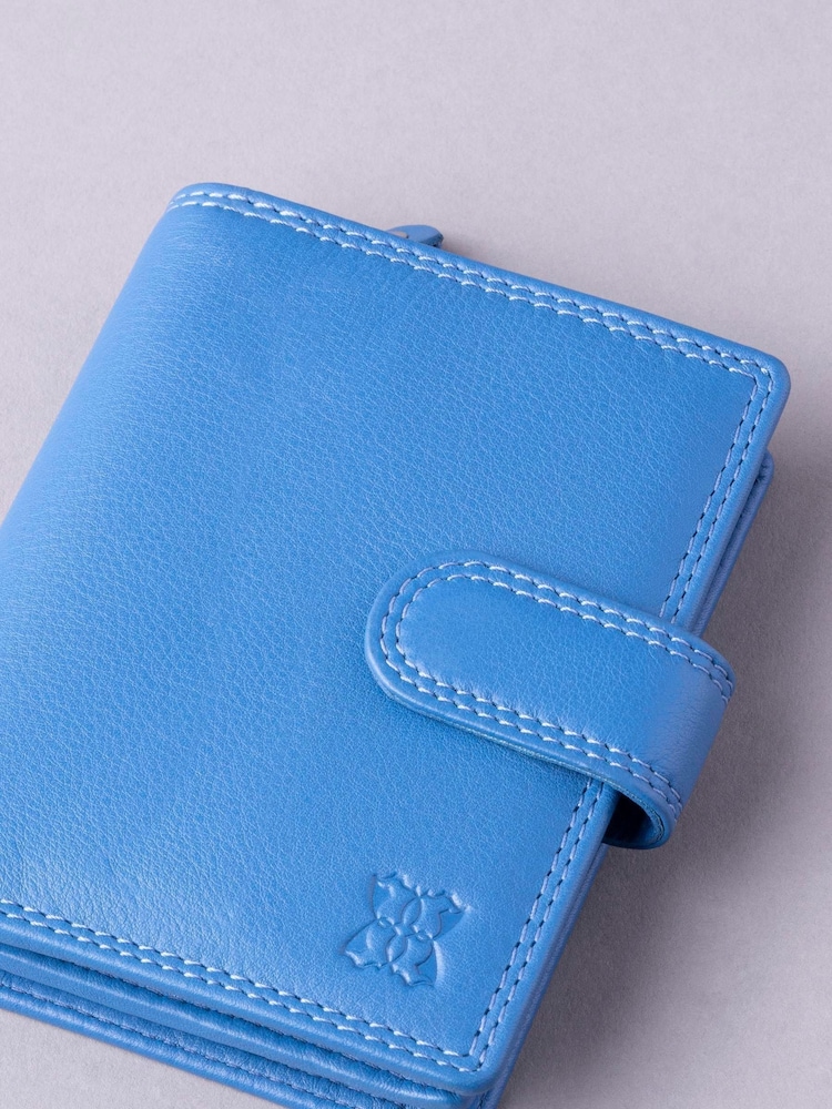 Lakeland Leather Blue Small Tab Purse - Image 5 of 5
