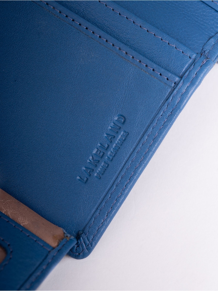 Lakeland Leather Blue Small Tab Purse - Image 7 of 7
