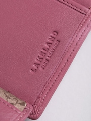 Lakeland Leather Mauve Pink Small Tab Purse - Image 6 of 6